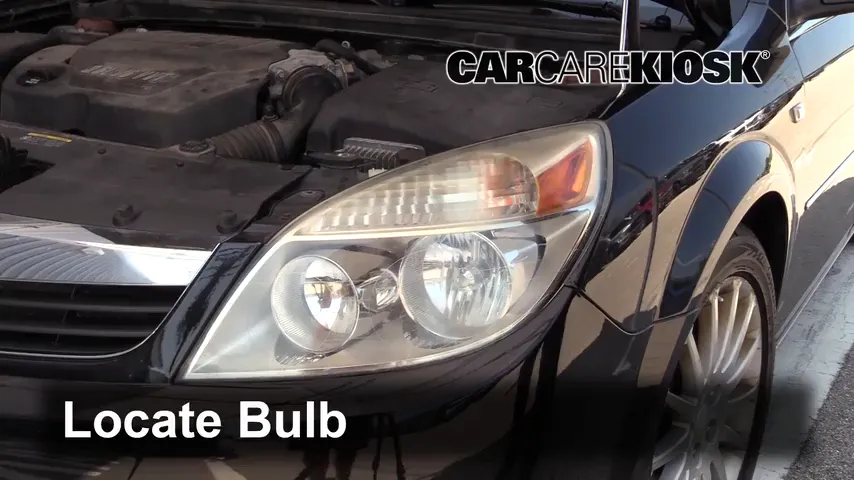 2009 Saturn Aura XR 3.6L V6 Luces Luz de giro delantera (reemplazar foco)